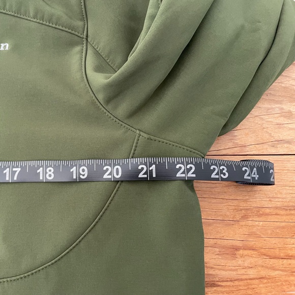 LL Bean Pathfinder Softshell Polartec Sherpa Lined Jacket Full Zip Green Men’s L - Picture 9 of 11